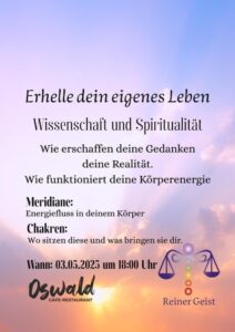 Vortrag Erhelle dein eigenes Leben Reiner Geist